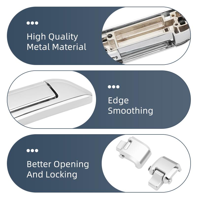 Motorcycle Chrome Pack Trunk Lid Latch Lock Key Hardware Kits For Harley Touring Road Glide Electra Glide Road King 2014-up