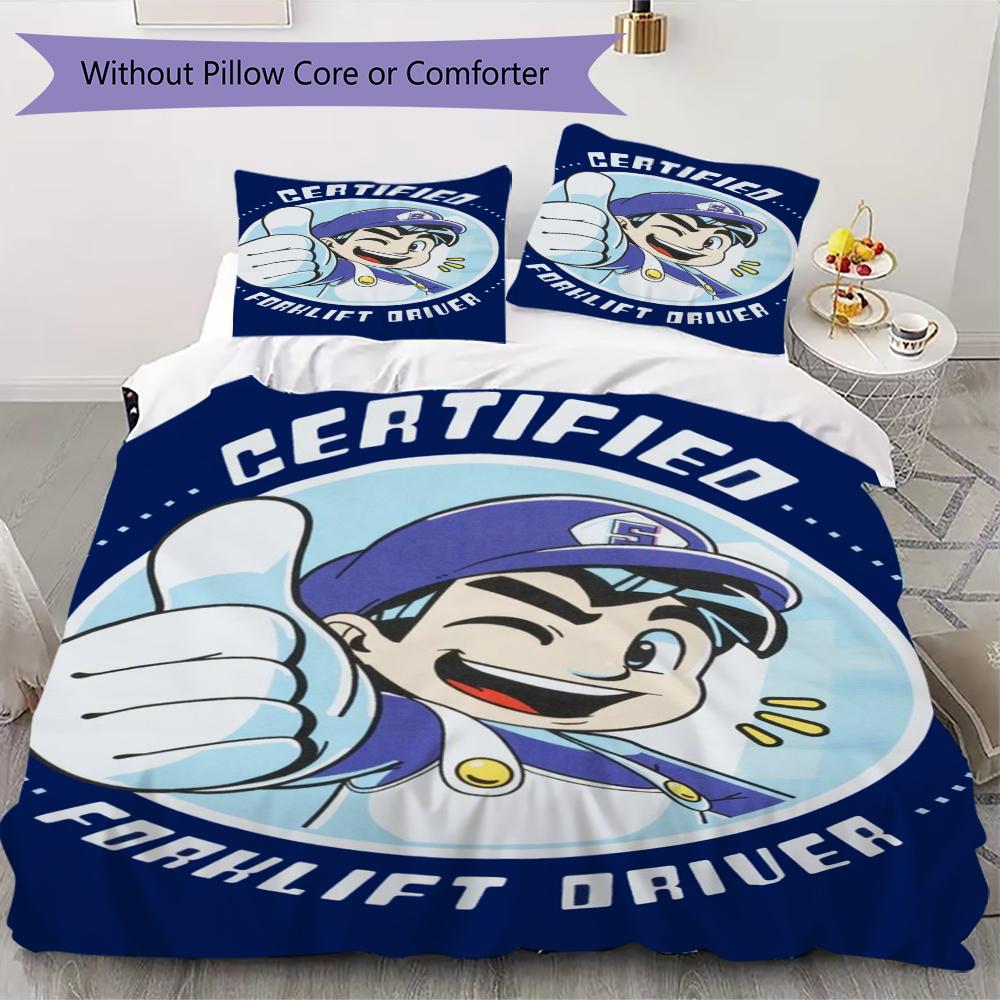 

SMG4 Pattern Bedding uilt Set uilt Cover Pillowcase Home Decoration Birthday Gift (1 * duvet cover + 2 * pillowcase without core)168 135x200cm