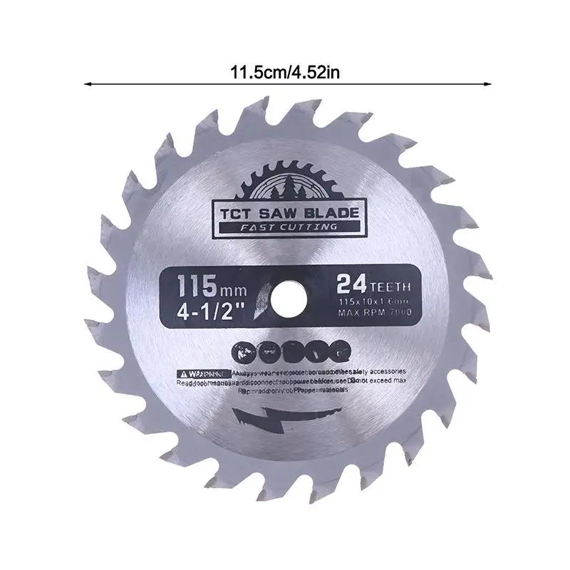 Wood Saw Blade 115mm Cemented Carbide Tipped TCT Saw Blade For Woodworking PVC Plastic Cutting Disc Circular Saw Blade
