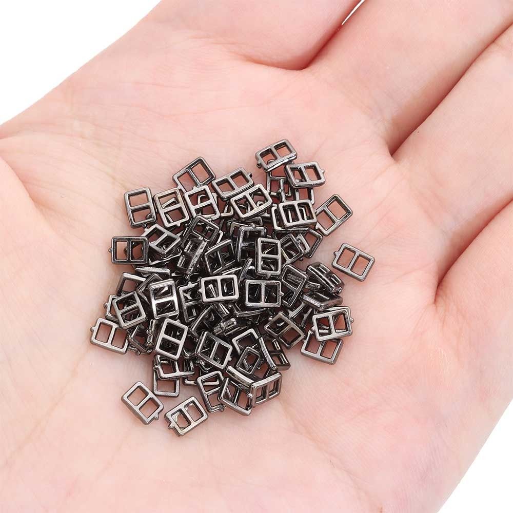 2mm Mini Ultra-small 4 Colors Tri-glide Buckle Belt Buttons Doll Bags Accessories Diy Dolls Buckles