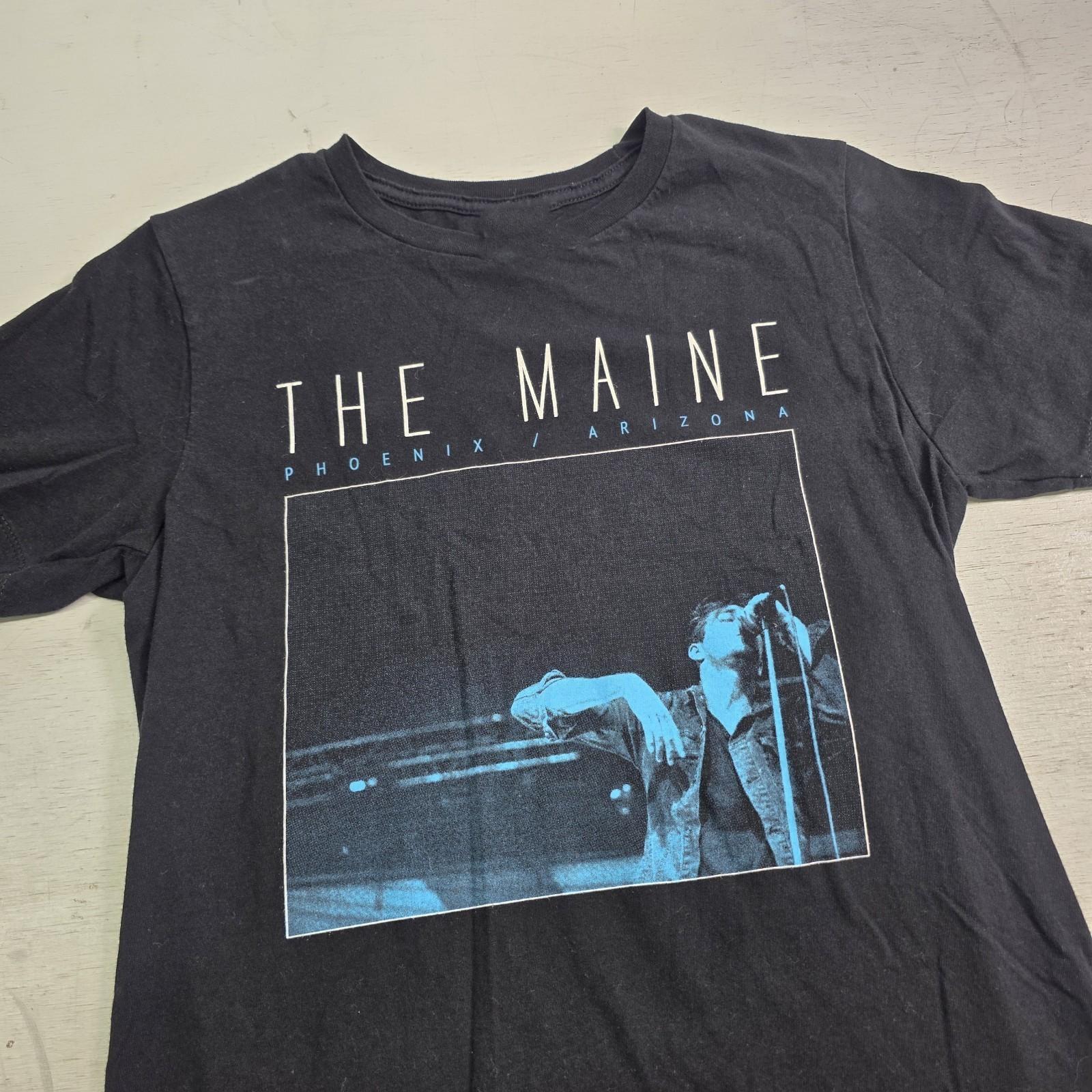 The Maine Band Black Cotton Shirt Full size S-5XL Unisex L78 M