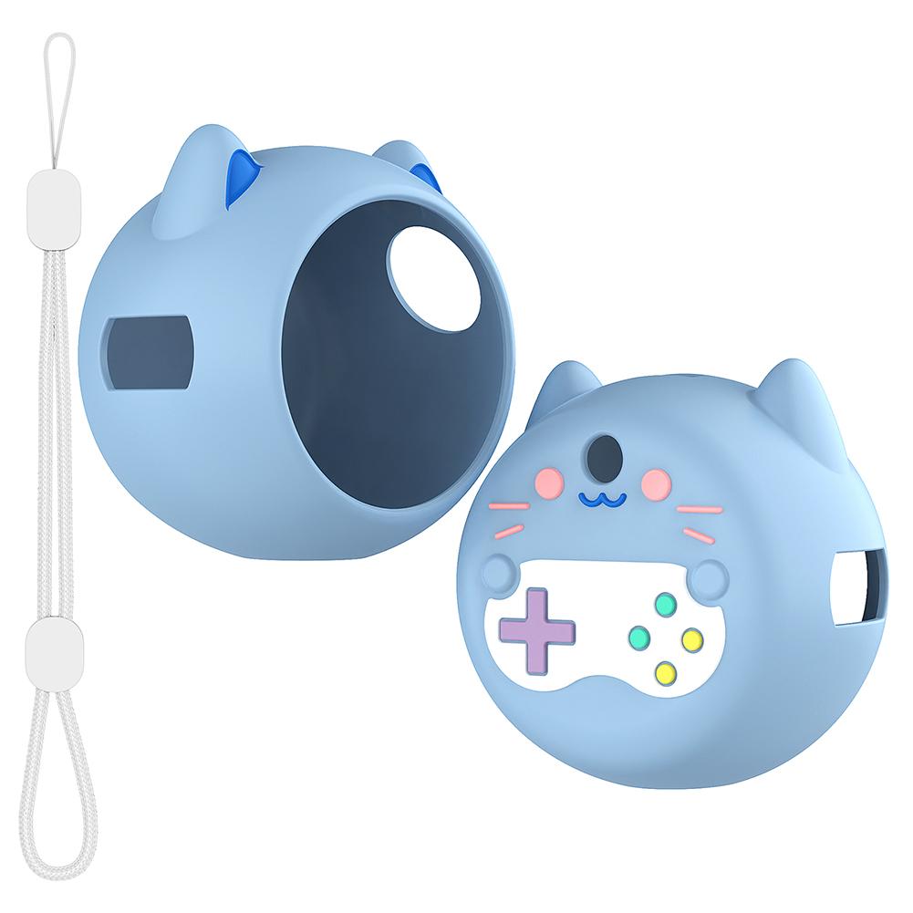 Silicone Case Protective Cover Anti-fall Silicone Protective Case with Lanyard for Punirunes Virtual Electronic Pets Accessories