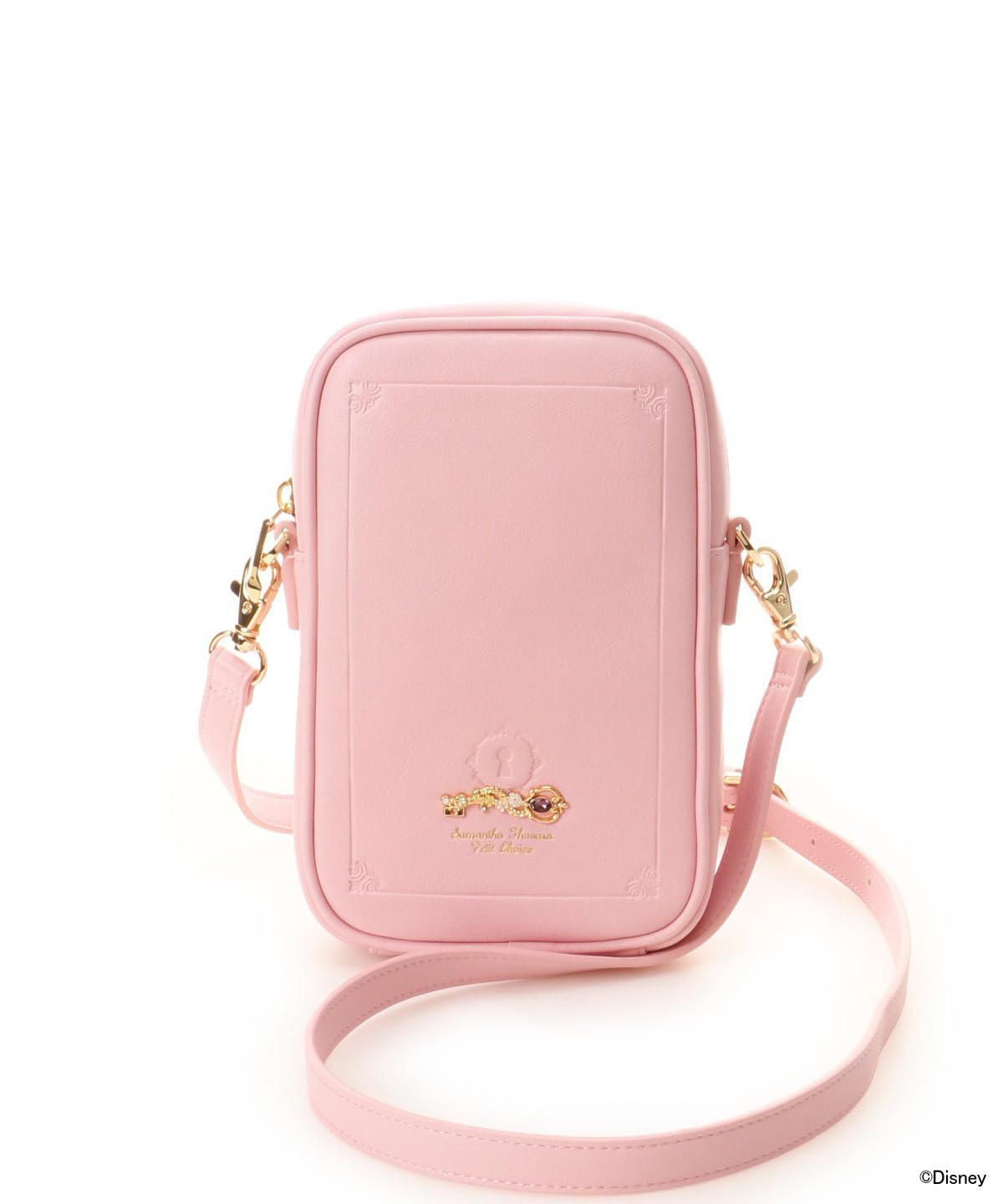 

Thavasa Petit Shoulder Bag Collection Princess Smartphone Shoulder Bag for Women [Samantha Choice] Disney Series рожевий