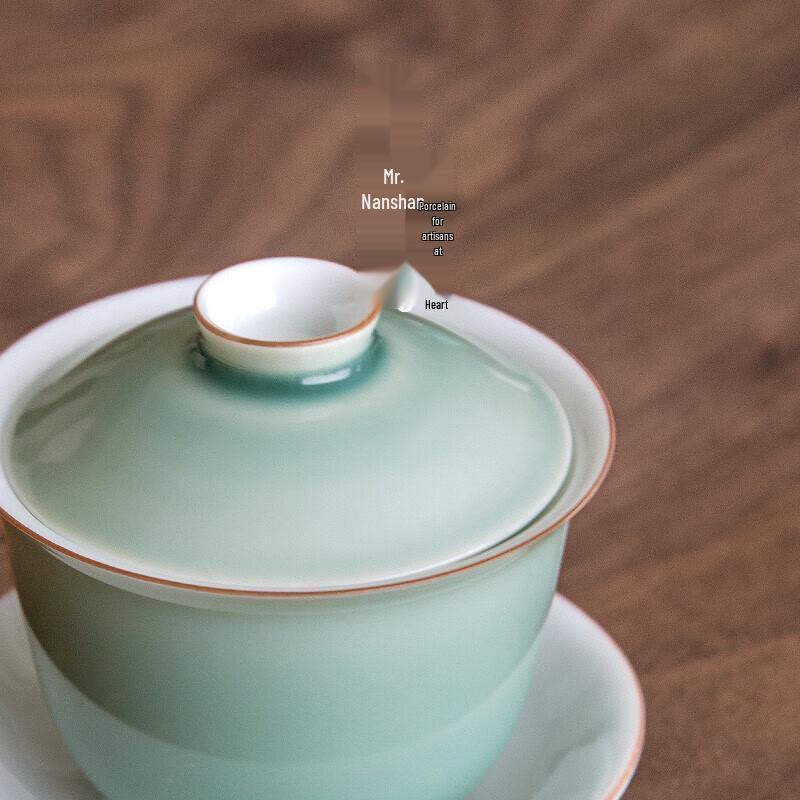 Nanshan Xiansheng Ceramic Sancai Gaiwan