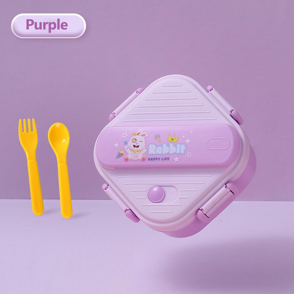 

3 сетки Unicorn Lunch Box для детей, студентов, сэндвичей, фруктов, контейнер для хранения еды, мультфильм, детский Bento Box для школы, кемпинга 850ml фиолетовый