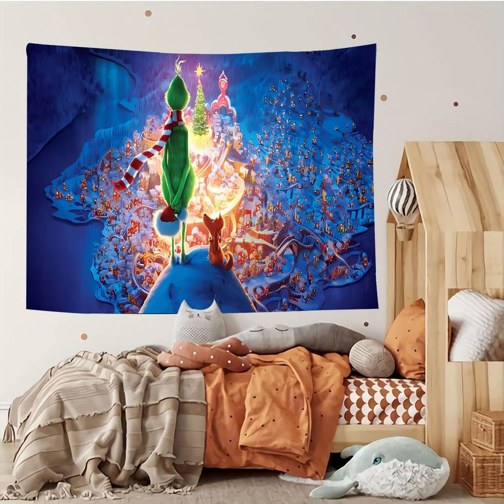 

Christmas TheGGrinchst Tapestry Customizable Tapestries Of Various Styleswall Hangings Celebrity Photo Printingwall Hangings 74x94cm(29x37in)