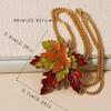 Maple Leaf Vintage Necklace Autumn And Winter All-match Leaf Pendant Accessories