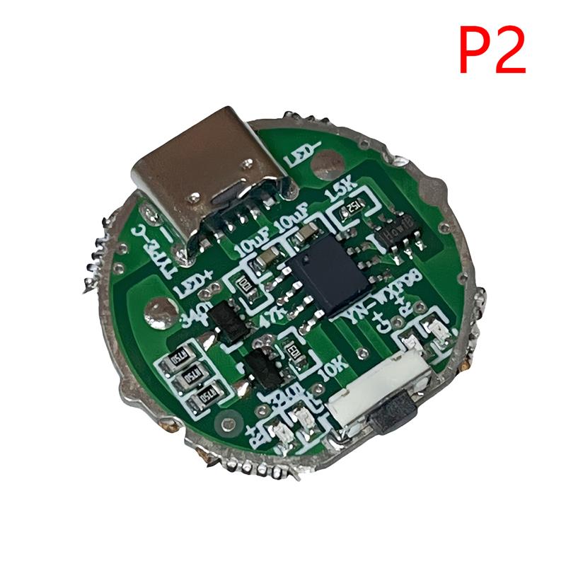 Two - Speed Drive Board Flashlight Drive Accessories Circuit Board Charging Integrated Board Suitable For 10 - Watt Light Beads
