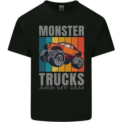 Monster Trucks Are My Jam Mens Cotton T-Shirt Tee Top
