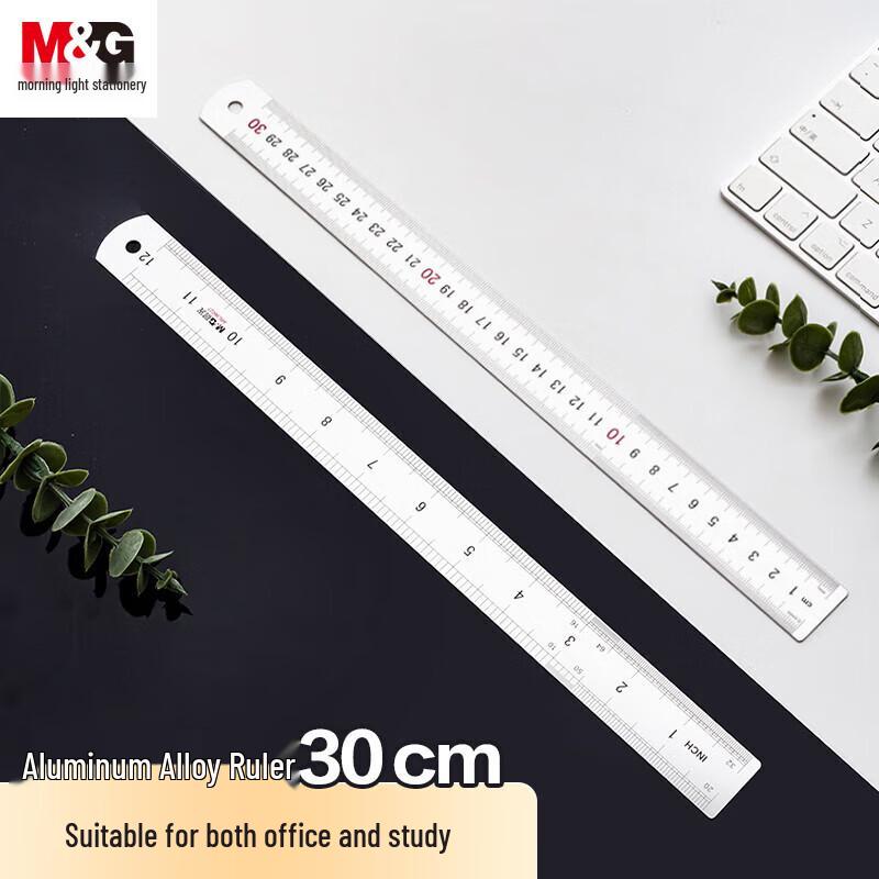 Chenguang 30cm Aluminum Alloy Straight Ruler