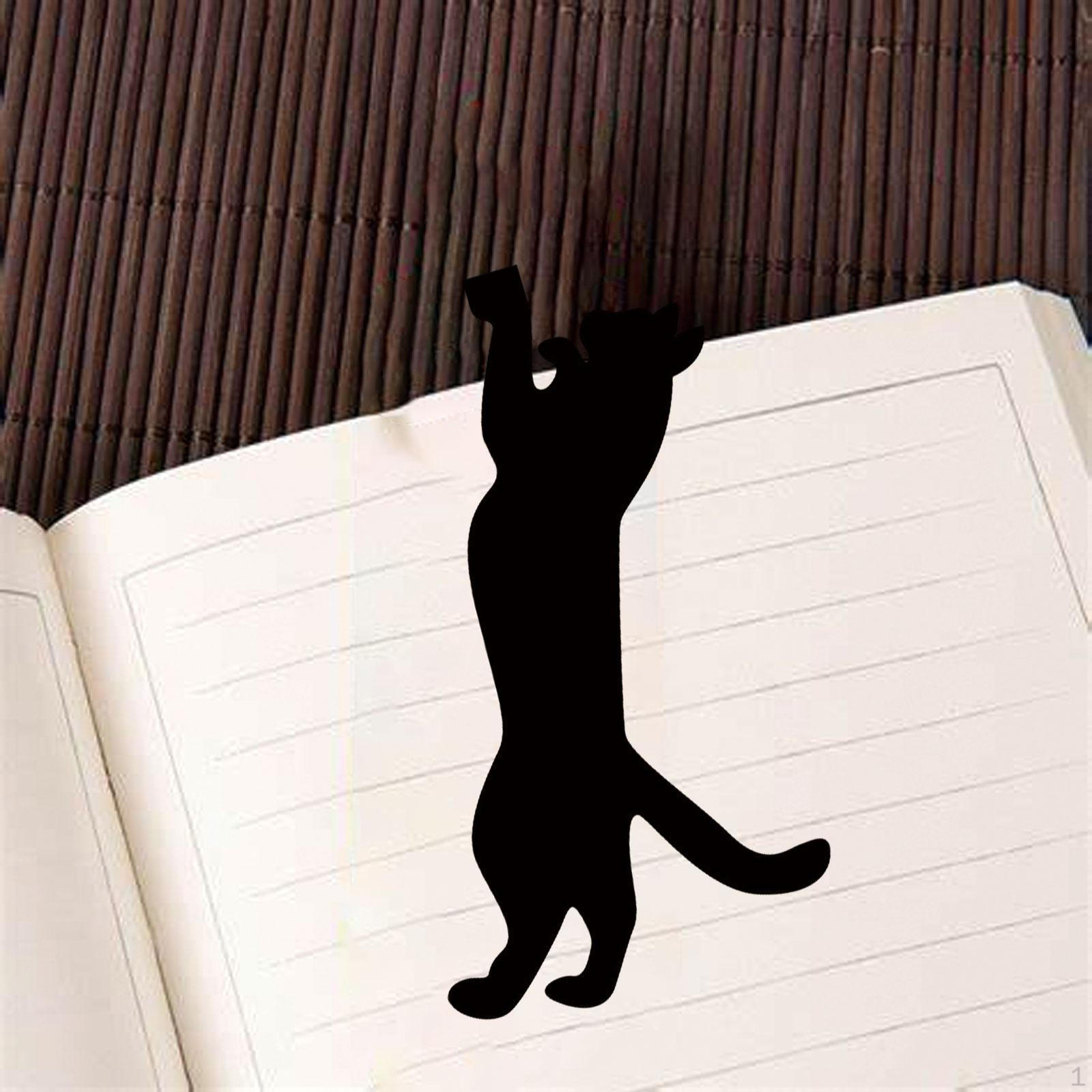 

Закладка «Черный кот» Аксессуары для книг Дизайн животных для семьи, которая любит читать Style E