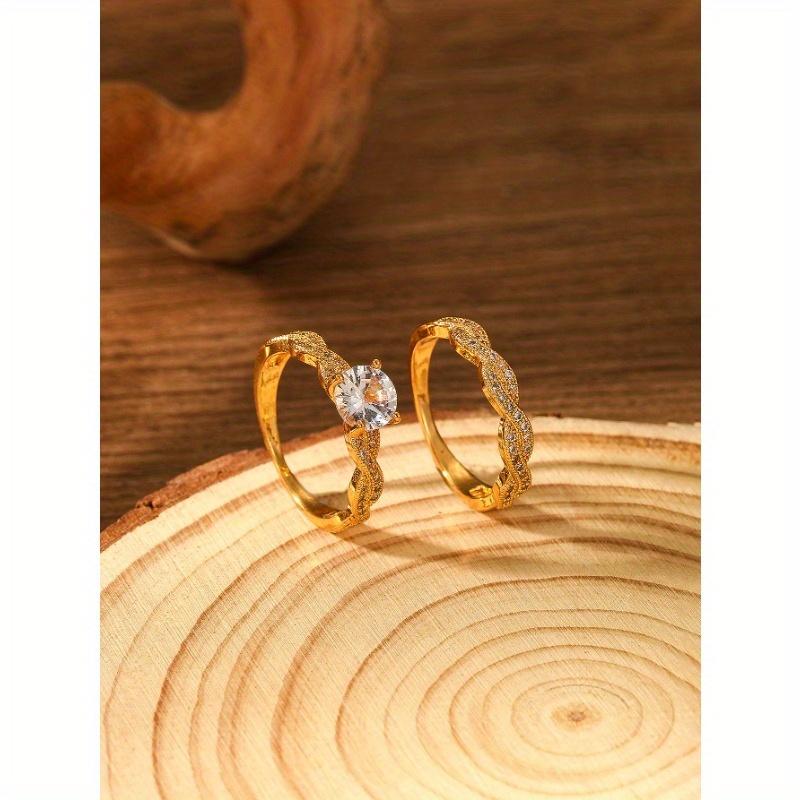 Woven Ring, Suitable for Valentine's Day, Thanksgiving, Christmas and Other American Holidays, Unique Twist Design