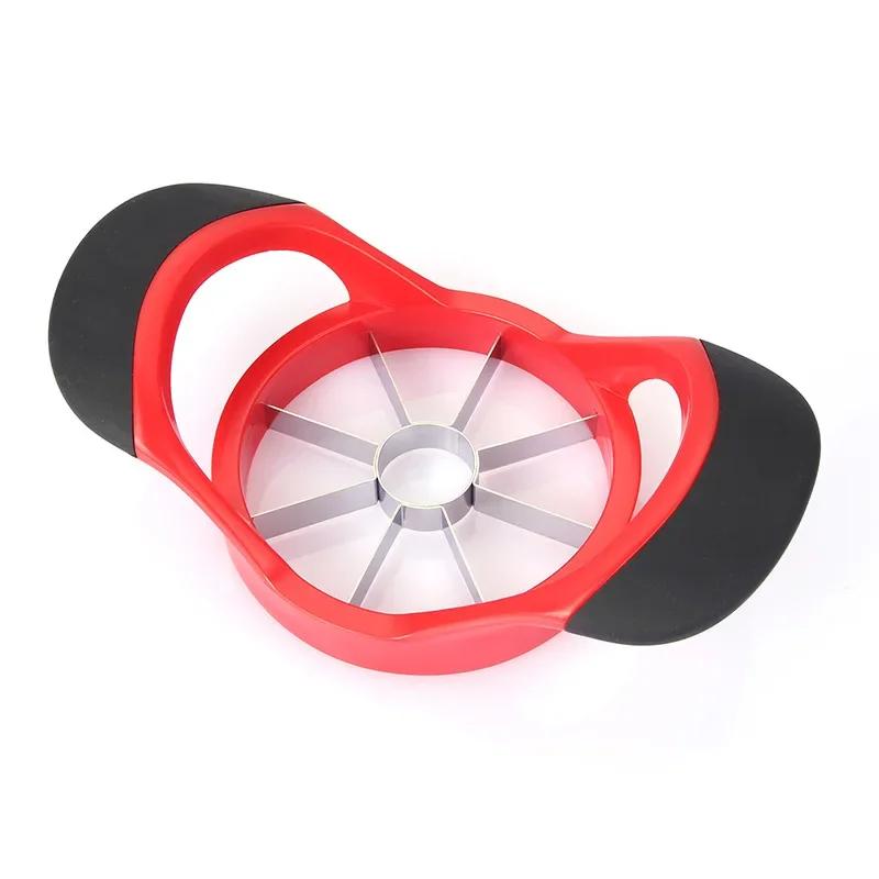 

Stainless Steel Watermelon Slicer Multifunctional Handheld Circular Slitter Creative and Labor-saving apple Slicing Tool Cutter