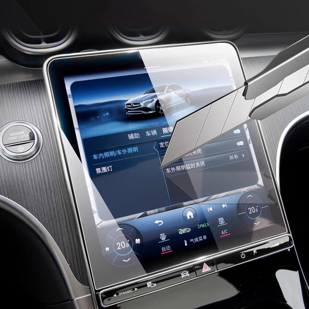 1pc Tempered Glass Screen Protector Film for Mercedes Benz GLC 2025 2025 11.9 Inch GPS Touch Control Screen Anti-scratch