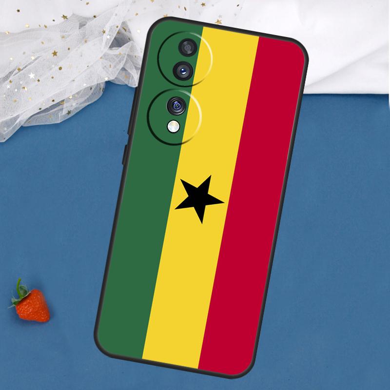 Ghana Flag Case For Honor Magic 8 5 6 7 Pro 200 400 50 70 90 Lite Win RT X8c X8b X9a X9b X9c X9d Cover