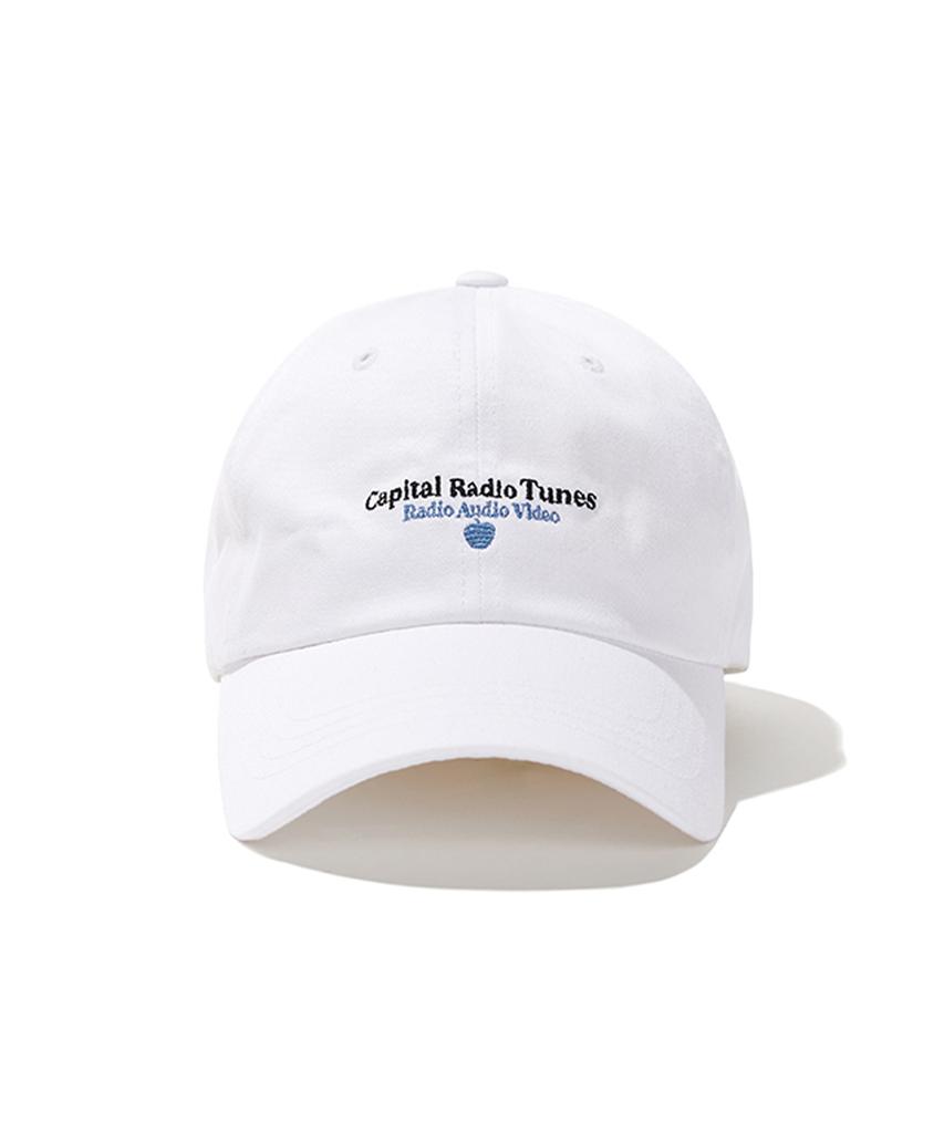 CAPITAL RADIO TUNES Typo Ball Cap White