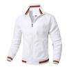Neue Freizeitjacke Übergröße Herren Frühling und Herbst Sport Einfarbige Herrenjacke