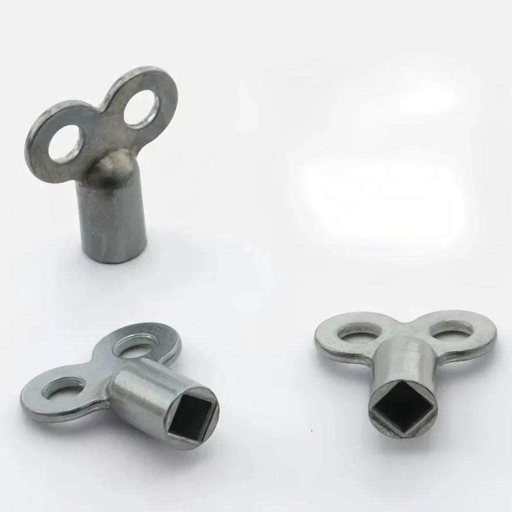 1/5 Stück Silber Heizkörper Entlüftungsschlüssel Zinklegierung Ventilschlüssel für Standard Heizkörperventile