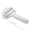 2pc Rolling Pin Stainless Steel Non Stick Smooth Dough Pastry Roller for Baking Pizza Pie Pastries Pasta Cookie Home Baking Tool