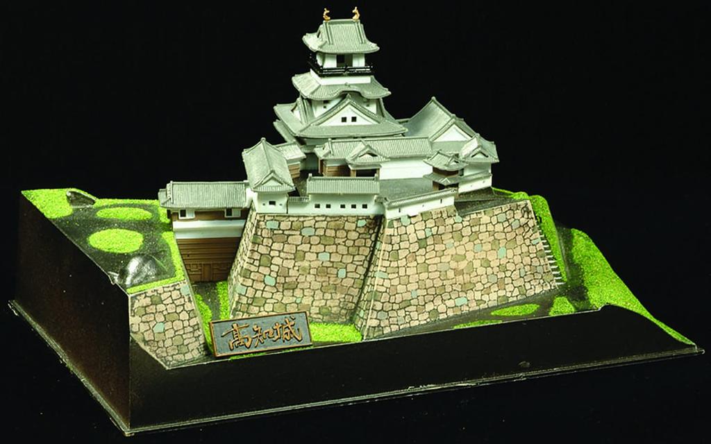 Doyusha Famous Japanese Castles JOYJOY Collection Kochi Castle Plastic Model Kit 1/500 JJ-8