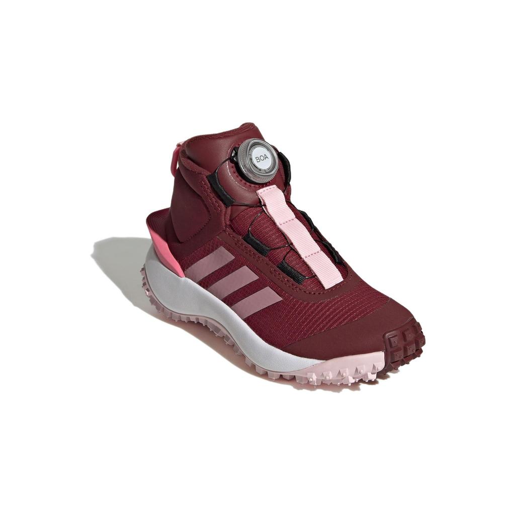 Adidas Fortatrail Comfort Knob Shock Absorption Durable Mid-Top Kids Running Shoes Kids Running Shoes Red IG7261