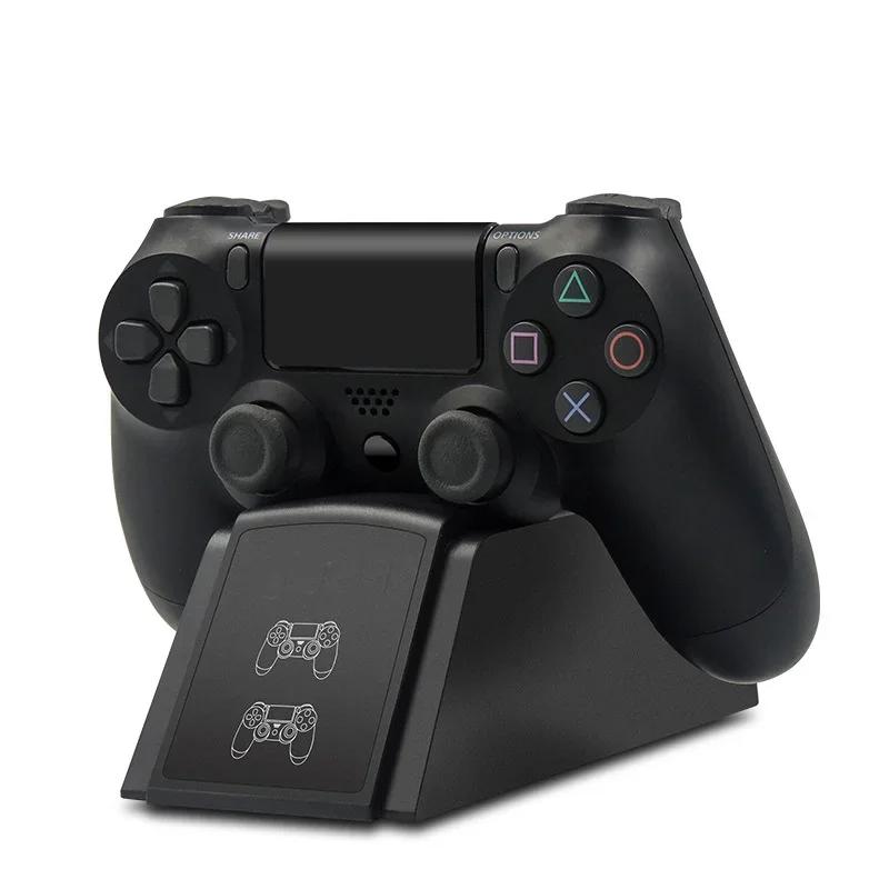 PS4 Controller Charger Dock Station Fast Charging Dual USB Port with LED Indicator for PlayStation 4 PS4 Slim PS4 Pro