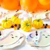 44pcs/set Halloween Tableware Decoration Set Pumpkin Paper Plates Ghost Skull Holiday Theme Birthday Party Decoration Supplies