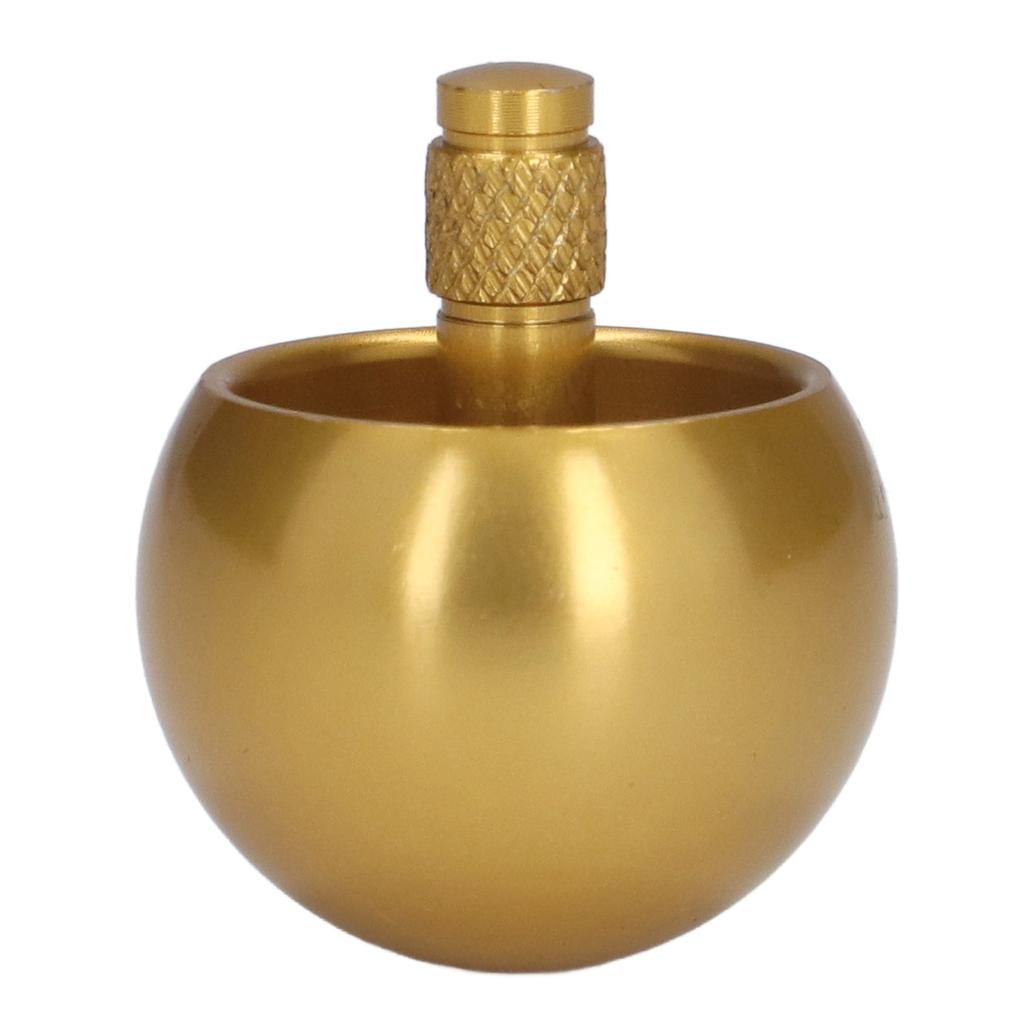 2pcs Gyroscopes Stainless Steel Automatic Flip Mushroom Shape Exquisite Metal Top with Storage Bag for Toy Gift