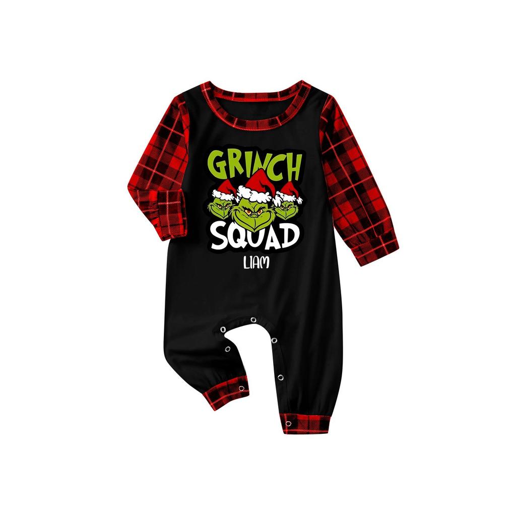 Christmas Prints Family Matching Long Sleeve Tops+Parhts Set Family Matching Sets