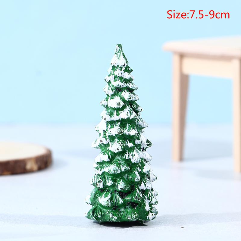 1:12 Dollhouse Miniature Xmas Tree Micro Tree Potted Plant Ceramic Flower Pot Lavender Rose Green Plant Home Decor Toy