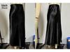 Women's Satin Acetate Light Luxury Elegant Skirt for Spring, Summer, and Autumn