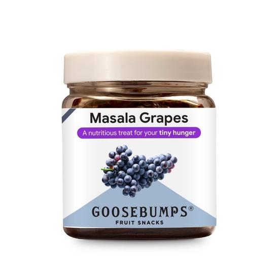 

GOOSEBUMPS Masala Grapes | Dried Black Raisins | Chatpata Kishmish Healthy Snack for Kids and Adults | 250 GMS 250GM