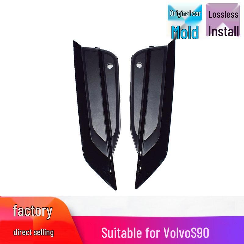 

Рамка решетки противотуманной фары сетчатая декоративная для 2019 Volvo S90/V90 Glossy Black