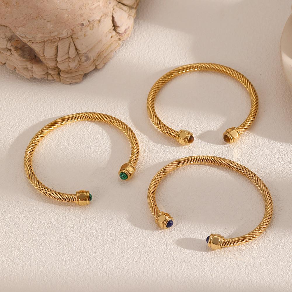 Geometrisches Edelstahlarmband für Damen Modeschmuck Sommer