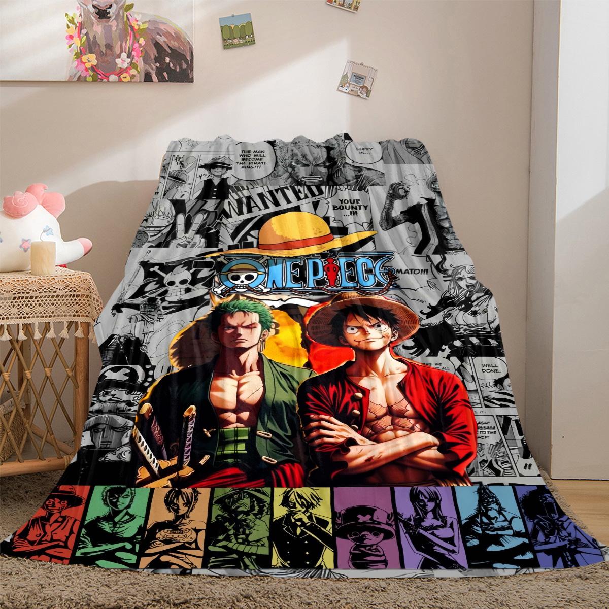 

Anime Pirate Adventure All-Season Versatile Travel Blanket Compact Suitable for Office Nap & Outdoor Camping LXR171 75x90cm