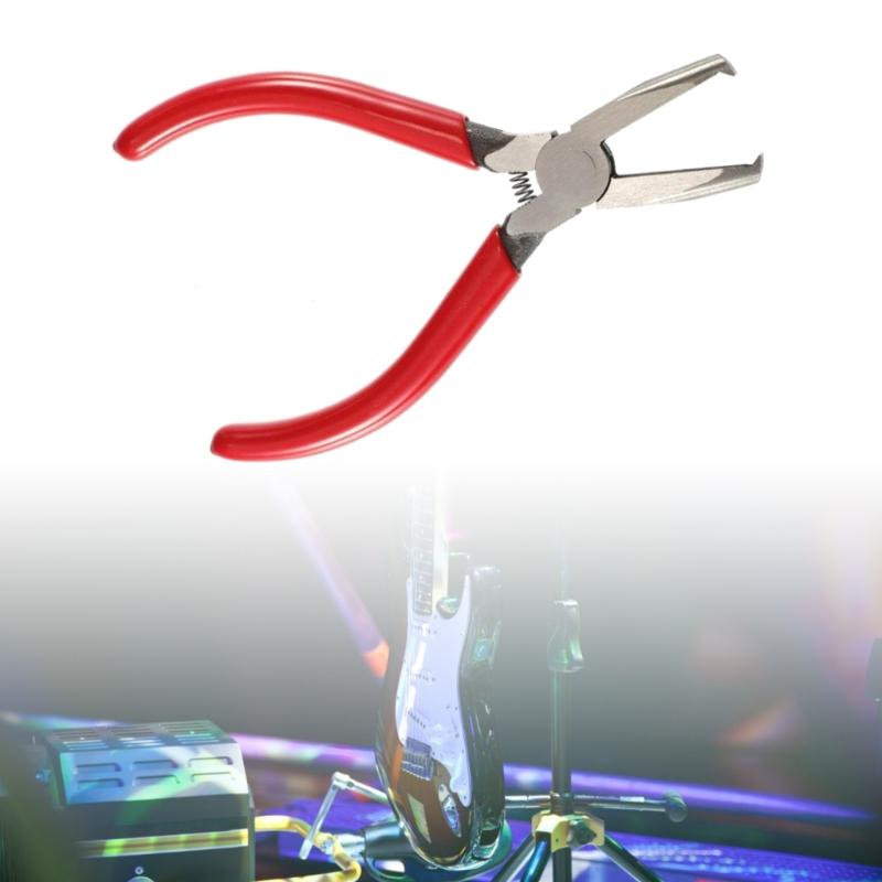 Guitar Fret Puller Plier 6Inch Steel Guitar Plier Wire Puller Fret Tool for Stringed Instrument with Ergonomic Handle