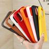 Solid Color Leather Texture Phone Case for iPhone 14/15/16 Pro Max