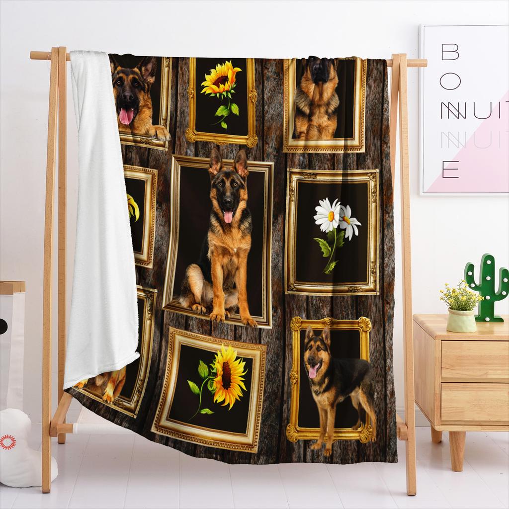 Blanket Flannel Blanket Sunflower Rugby 3D Digital Printing Blanket Blanket