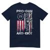Pro Gun Anti Idiot Shirt Vintage Usa Flag 2nd Aunisexdunisext Tshirt