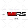 3D Chrome Metal Car Styling VRS Logo Front Grille Emblem Sticker For Skoda Octavia Fabia Rapid Superb Kodiaq Rear Trunk Decor