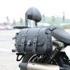 Qianjiang Flash 350 Motorcycle Bumper Canvas Side Bag & Rear Rack
