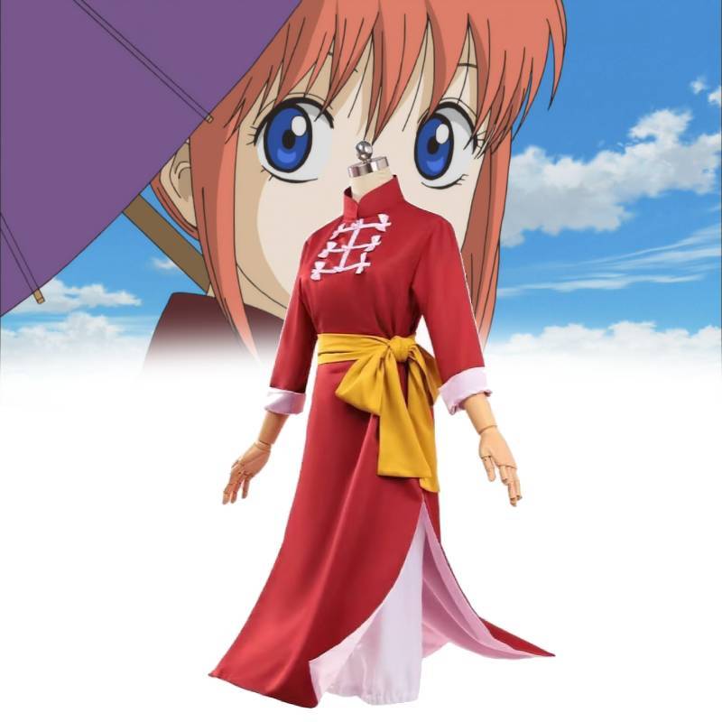 Costume Cosplay de Kagura de Gintama Style Traditionnel Pour les Événements Comic Con