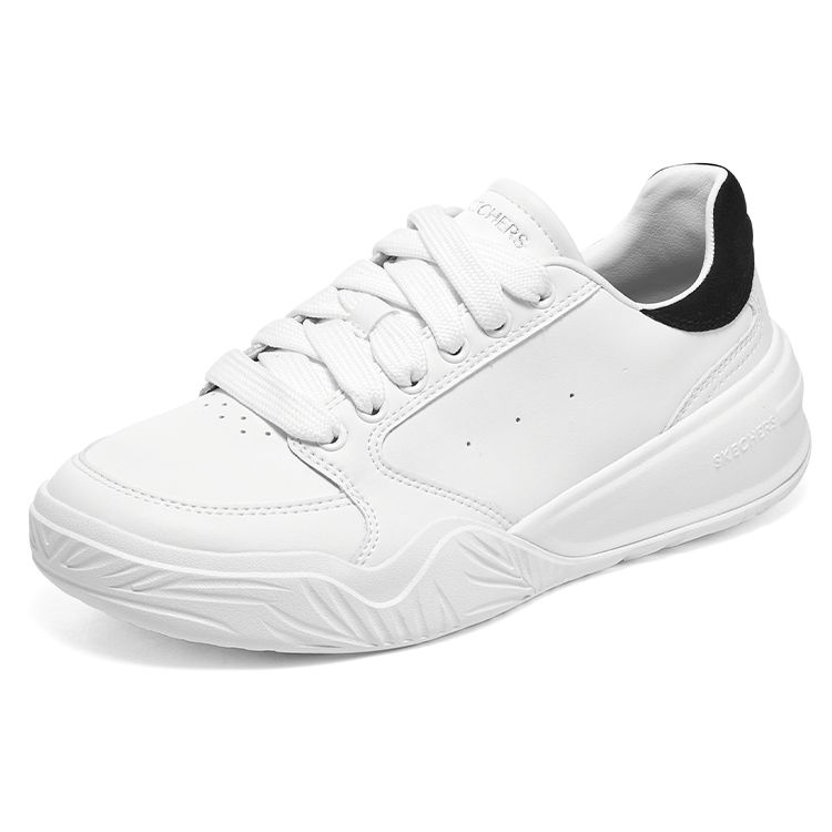 Skechers Denali Comfortable Casual Trendy Versatile Low-Top Sneakers Women Sneakers White 185020-WBK