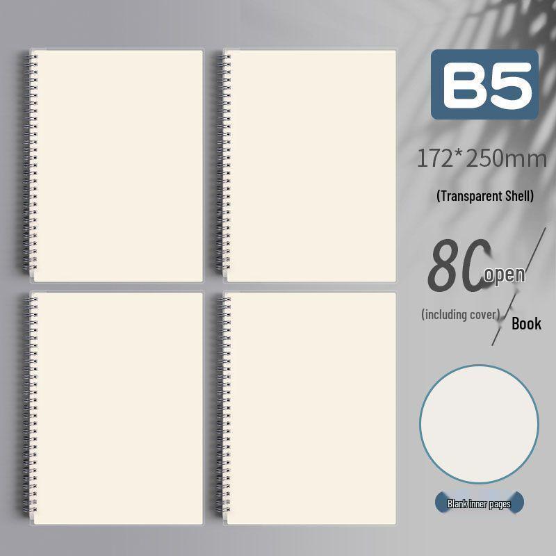 Thickened Grid & Lined Coil Notebook for Students