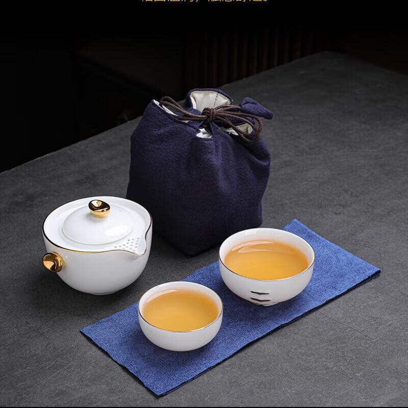 

Tuopai Gold-Painted Ceramic Quick Tea Set