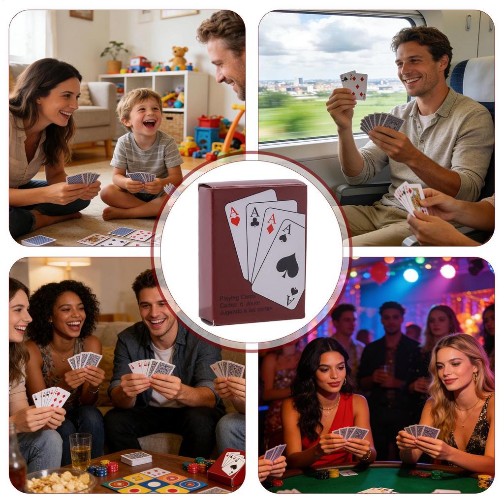 Cărți de Poker de Buzunar Cărți de Joc Poker Miniaturale Favoare de Petrecere Cărți de Poker Miniaturale pentru Bărbați Femei Băieți Fete Tineri Adolescenți Divertisment