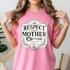 Respecte ta mère !,,Mignon Saying Sassy T-shirt Bébé Minimaliste Tendance, T-shirt Graphique Rétro Y2K, Citation Tendance Minimaliste Attitude Amusante
