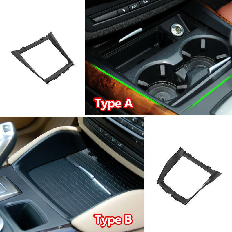 Středový panel panelu držáku nápojů do auta, kryt, vnitřní lišta pro BMW X5 X6 E70 2008-2013 E71 E72 2008 2009 2010 2011-2014