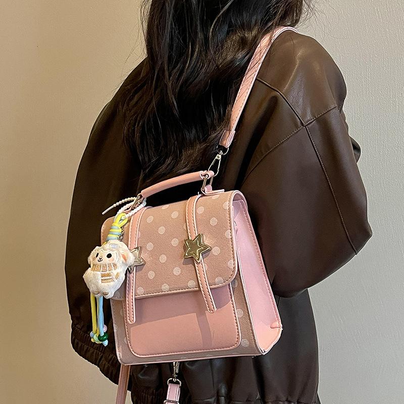 Schoolbag1011 Summer New Fashion Casual Women's Bag Texture Simple Personality Backpack Niche Foreign Style Backpack Women