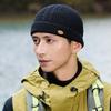Men Vintage Cable Knit Beanie Warm Outdoor Skull Cap